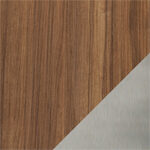 WL-S Natural Walnut - Satin Nickel