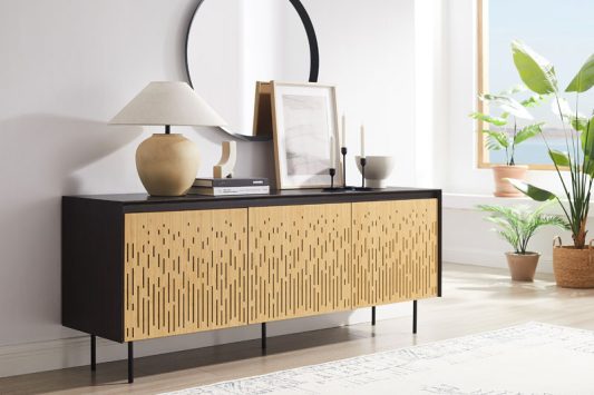 Hanna Console Caviar