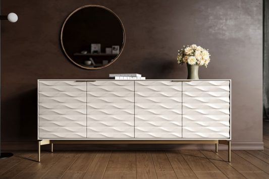 BDi Ripple 7629 -Stone-Brass